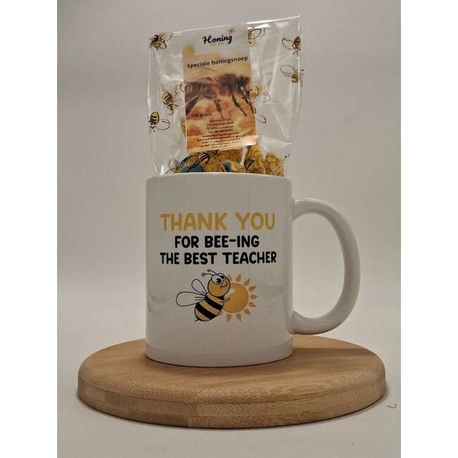Mok met snoep Best Teacher