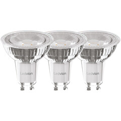 GU10 Led Lamp - 3 PACK Wit - 4.5W - Vervangt 55W