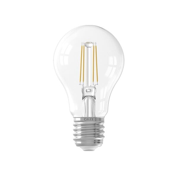 Calex Calex Filament Lamp met Schemersensor - E27 - 470 Lm - Zilver