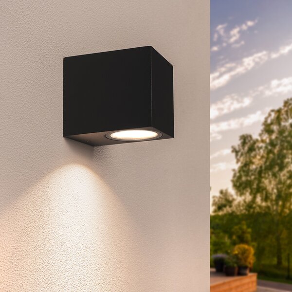 Ledvion Wandlamp buiten - San Diego zwart - GU10 Fitting