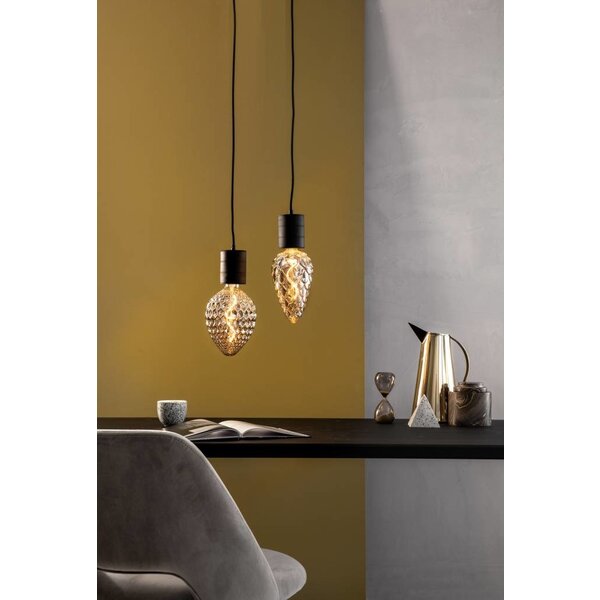 Calex Calex Sevilla LED Lamp Ø150 - E27 - 60 Lumen - Titanium