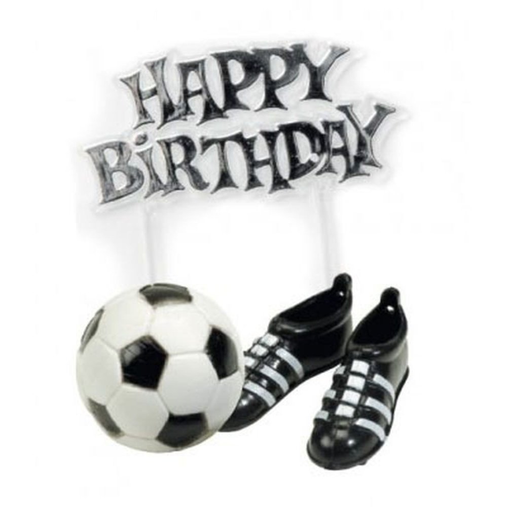 Cake Decoration Soccer Joyeux Anniversaire Fete Des Enfants De Football Tuf Tuf Tuf France
