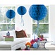 Ballon de nid d'abeille bleu foncé 30cm | par unité Ballon de nid d'abeille bleu foncé 30cm | par unité