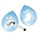 Ballon écrit bébé garçon bleu | 6 morceaux Ballon écrit bébé garçon bleu | 6 morceaux