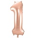Globos Nordic Feuille de ballon 1 Rose Gold | 86cm Globos Nordic Feuille de ballon 1 Rose Gold | 86cm