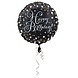 Ballon d'alumineuse étincelante argent-or joyeux anniversaire Ballon d'alumineuse étincelante argent-or joyeux anniversaire