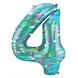 Folat Ballon d'hélium Figure 4 Aqua galactique | 101 cm Folat Ballon d'hélium Figure 4 Aqua galactique | 101 cm