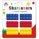 Creative Converting Aiguiseur au crayon LEGO | 6 par carte Creative Converting Aiguiseur au crayon LEGO | 6 par carte