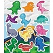 décalcomanies amusantes dino | par 12 autocollants sur une feuille décalcomanies amusantes dino | par 12 autocollants sur une feuille