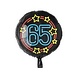 Ballon d'hélium 65 ans néon | 45 cm Ballon d'hélium 65 ans néon | 45 cm