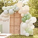 Ginger Ray Arche de ballon DIY vert sauge, blanc et nude | par kit Ginger Ray Arche de ballon DIY vert sauge, blanc et nude | par kit