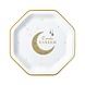 Haza - Witbaard Assiettes Ramadan Kareem octogonales Or blanc 23 cm | 8 pièces Haza - Witbaard Assiettes Ramadan Kareem octogonales Or blanc 23 cm | 8 pièces