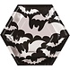 Unique Party Assiettes Bat noir-argent 23cm | 8 pièces Unique Party Assiettes Bat noir-argent 23cm | 8 pièces