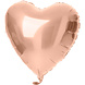 Tuf-Tuf Ballon en feuille Coeur or rose | 45cm Tuf-Tuf Ballon en feuille Coeur or rose | 45cm