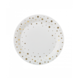 Paperdreams Assiettes blanches à pois dorés 23cm | 8 pcs. Paperdreams Assiettes blanches à pois dorés 23cm | 8 pcs.