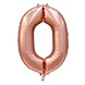 Globos Nordic Ballon à hélium Satin Rose Gold figure 0 | 86cm Globos Nordic Ballon à hélium Satin Rose Gold figure 0 | 86cm