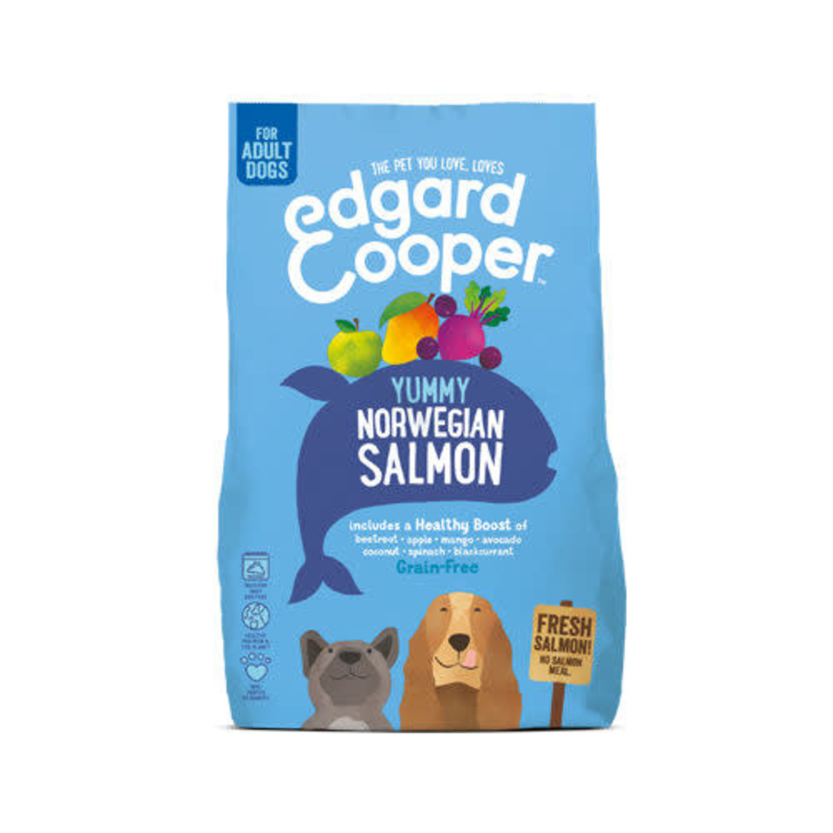 Edgard & Cooper Delicate Noorse zalm dog Adult 2.5kg