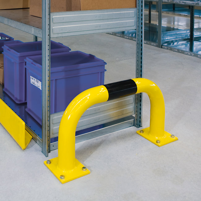 BLACK BULL beschermbeugel 350 x 750 mm - gepoedercoat - geel/zwart