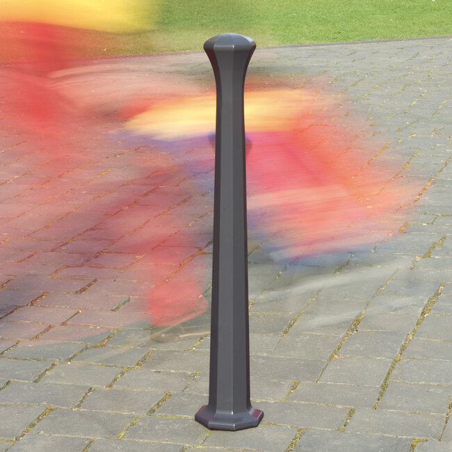 CITY paal DÜSSELDORF - 1300 x Ø 60/150 mm - inbetonneren - twee kettingogen