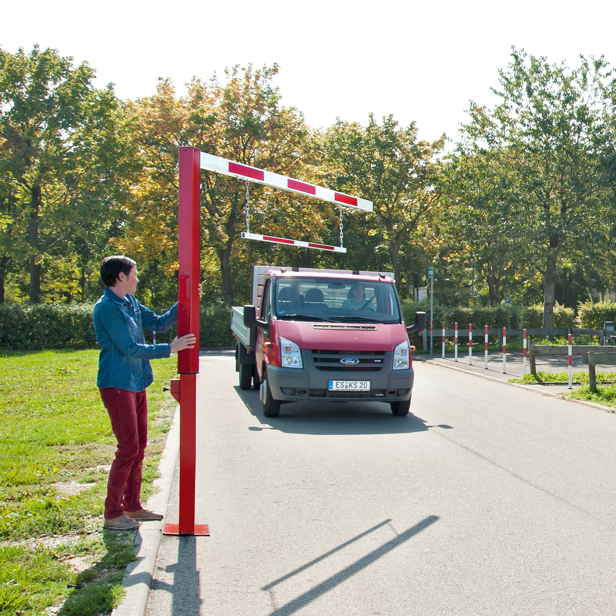 COMPACT draaibare doorgang- en hoogtebegrenzers