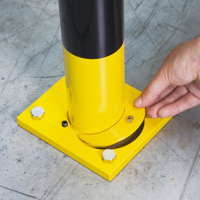 BLACK BULL Arceau de protection - démontable - 600 x 750 - revêtu de poudre - jaune/noir