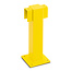 BLACK BULL magazijn railing XL-Line - 500 mm - middenpaal - gecoat - geel