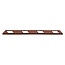 Bordure de séparation PARK-AID® - 1800 x 150 x 100 mm - rouge-brun/blanc