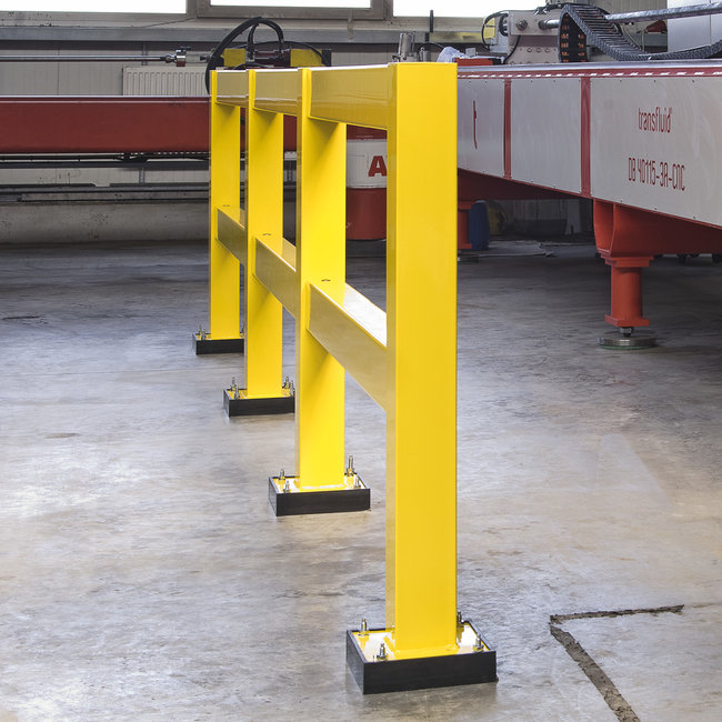 PU-veerelement -  206 x 206 x 50 mm - voor geleiders SWING en rampalen S en L