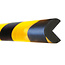 MORION Protection des bords - L profil 30x30x10 -  magnétique  - 1000 mm - jaune/noir