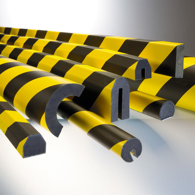 MORION Protection d'angle en mousse EVA 60x60x10 - noir/jaune