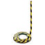 MORION Protection des bords - L profil 47x47x12 - autocollant - 5000 mm - jaune/noir