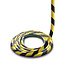MORION Bordure de protection - O profil Ø40 mm – autocollant – 5000 mm - jaune/noir