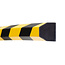 MORION stootrand - trapezium vlak - zelfklevend - 1000 mm - geel/zwart