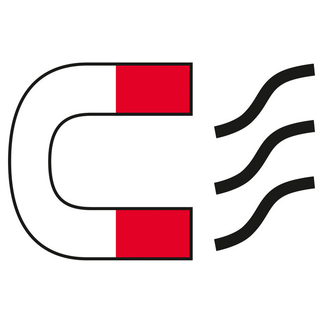 MORION stootrand - O profiel vlak - magnetisch - 1000 mm - geel/zwart