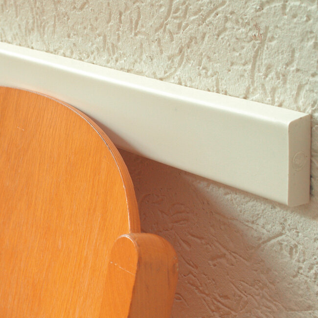 MORION Bordure de protection - 1000 x 60 x 20 mm – autocollant – blanc