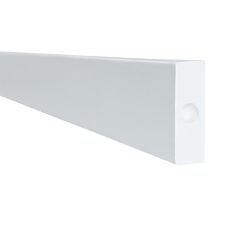 MORION Bordure de protection - 1000 x 60 x 20 mm – autocollant – blanc