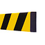 MORION Bordure de protection - 1000 x 60 x 20 mm – vis – jaune/noir
