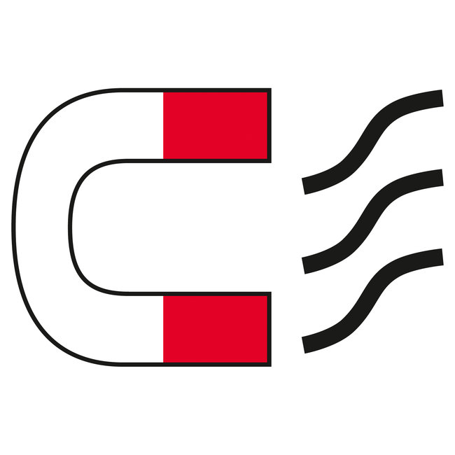 MORION Stootrand buis Ø 60 mm - 180° - 1000 mm - magnetisch - geel/zwart