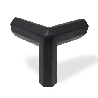 MORION Protection des bords angle extérieur - 3 branches - trapèze - autocollant - noir