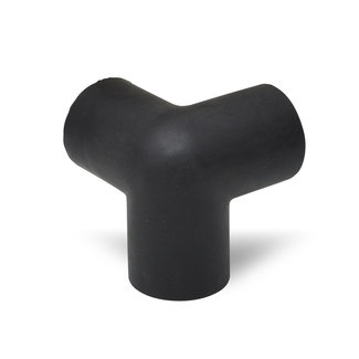 MORION Protection des bords angle extérieur - 3 branches - rond - autocollant - noir