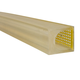 MORION Absorbeur chocs quai - barre de protection - 1000 x 80 x 100 mm - jaune