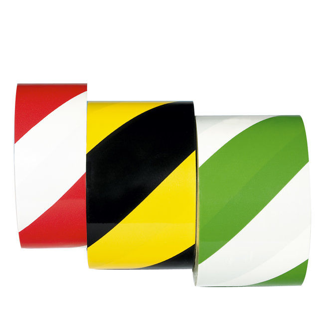 PROline Tape - rouge/blanc - autocollant - 50 mm - 33 m