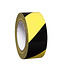 PROline tape - geel/zwart - zelfklevend - 50 mm - 33 m