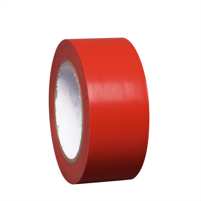 PROline tape - rood - zelfklevend - 75 mm - 33 m