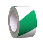 PROline tape - groen/wit - zelfklevend - 75 mm - 33 m