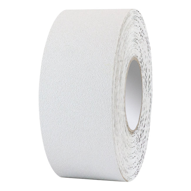 PROline Vinyl tape - zelfklevend - wit - 75 mm - 25 m