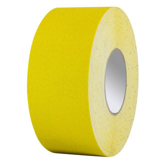 Tape vinyle - autocollant - jaune - 75 mm - 25 m