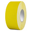 Vinyl tape - zelfklevend - geel - 75 mm - 25 m