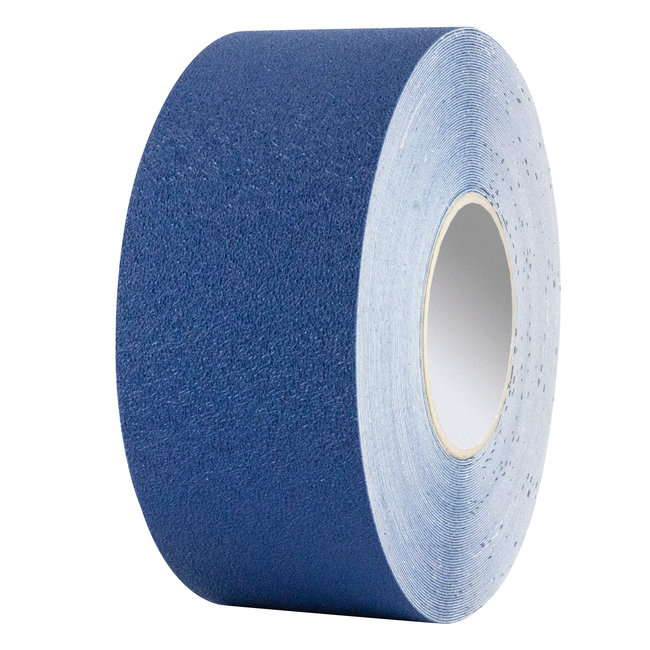 Vinyl tape - zelfklevend - blauw - 75 mm - 25 m