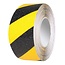 PROline Tape vinyle - autocollant - jaune/noir - 75 mm - 25 m